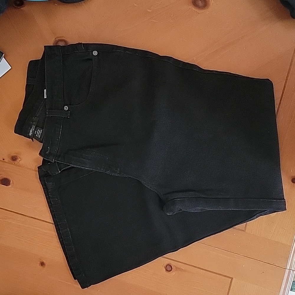 Style & Co. 16W Blk bootleg jeans